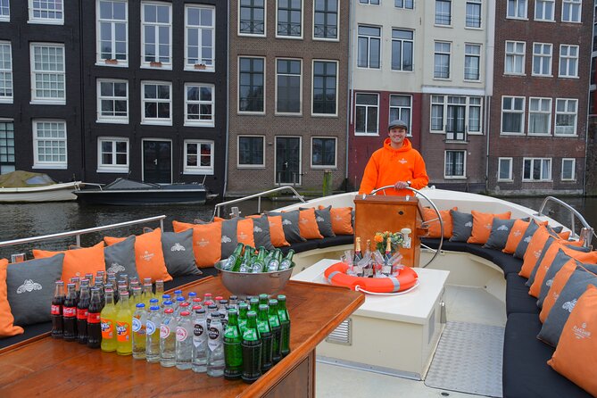 Amsterdam Private Boat Trip With Skipper, Burger and Beers - Rembrandtplein, the Red Light District, and quieter neighborhoods
