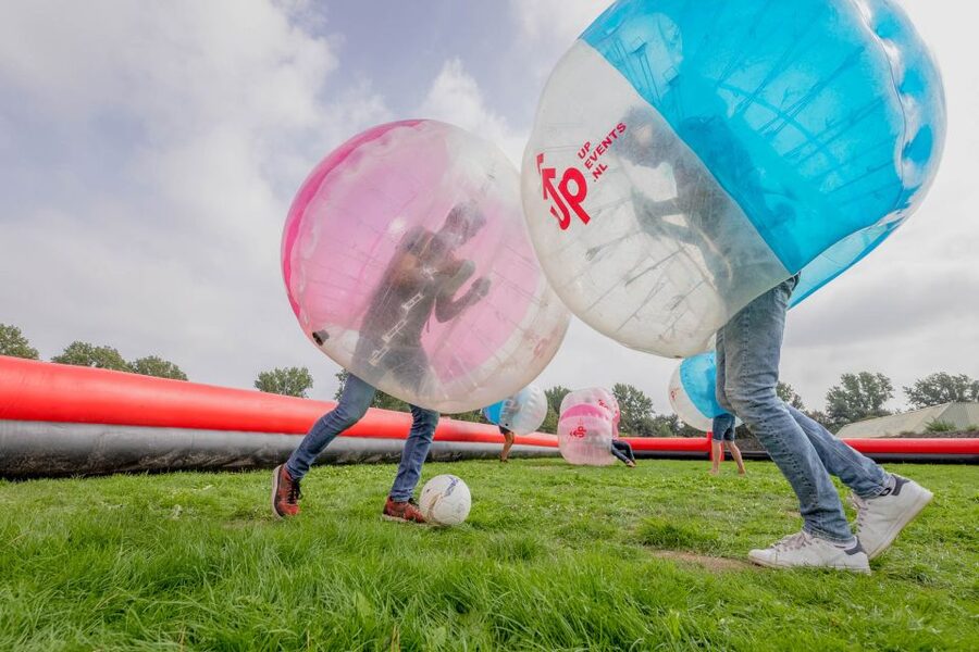 Amsterdam: Private Bubble Football Game - Getting inside the bubble