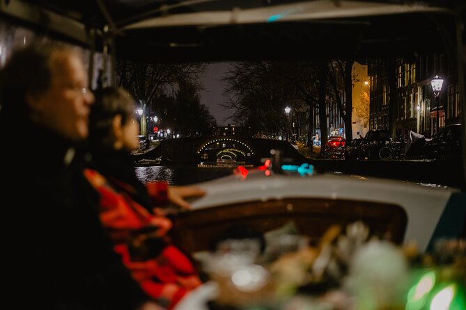 Amsterdam: Private Romantic Evening Canal Cruise + Bubbles/Snacks - Choosing 45 minutes or 90 minutes