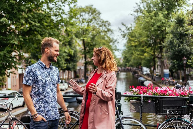 Amsterdam Private Tour: Highlights & Hidden Gems by Bike or Foot - The Flower Market and a local bite