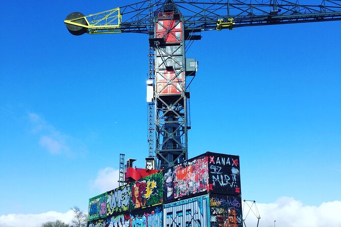 Amsterdam's Hidden Gems and Street Art Bike Tour - NDSM Wharf is the tour’s strongest stop