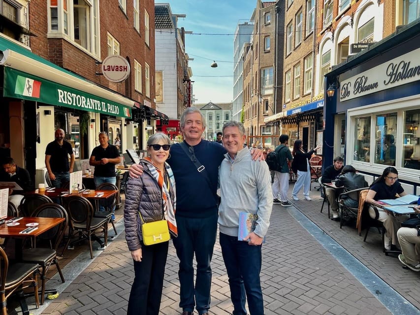 Amsterdam: Small Group Walking Tour with Fun Guide - A refreshment stop halfway through