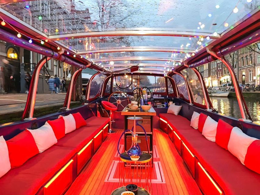 Amsterdam: Smoke and Lounge City Boat Cruise - The Seven Bridges and Skinny Bridge