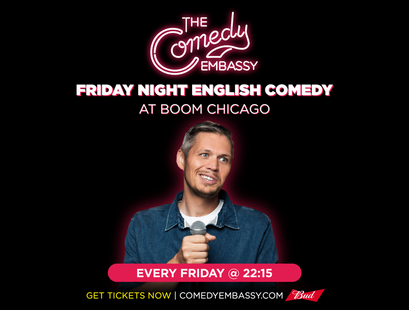 Amsterdam: The Comedy Embassy Stand-Up Show - Entering Boom Chicago’s Upstairs Theater