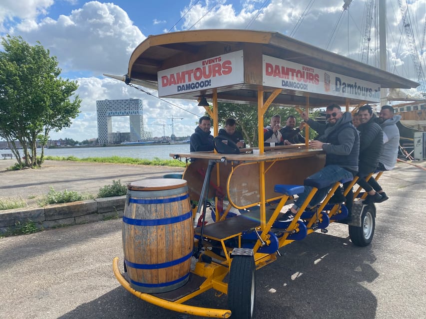 Amsterdam: The Original BUBBLES & BIKE Private Prosecco Tour - What this Amsterdam pedal bar is really like