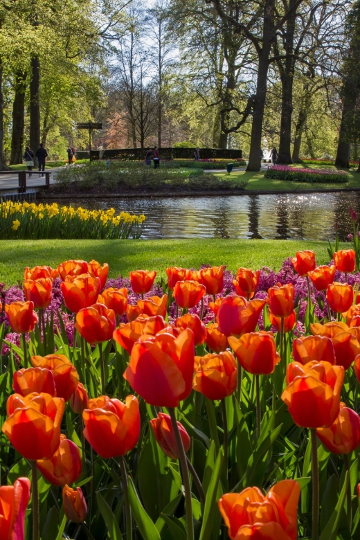 Amsterdam: Tour to Keukenhof Gardens with Windmill Cruise - Seeing the low polders from the Kaag Lakes