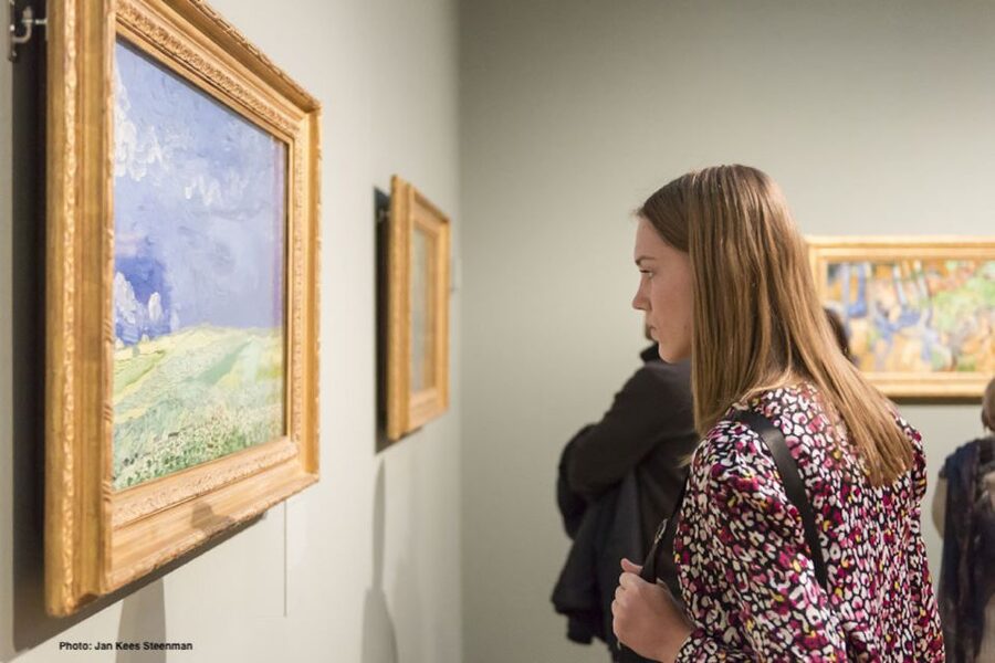 Amsterdam: Van Gogh Museum Guided Tour with Entry - The museum building, cafe, temporary exhibitions, and shop