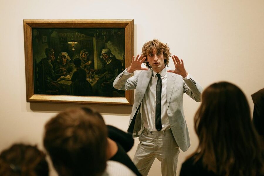 Amsterdam: Van Gogh Museum Private Tour - Meeting the guide at Cobra Café