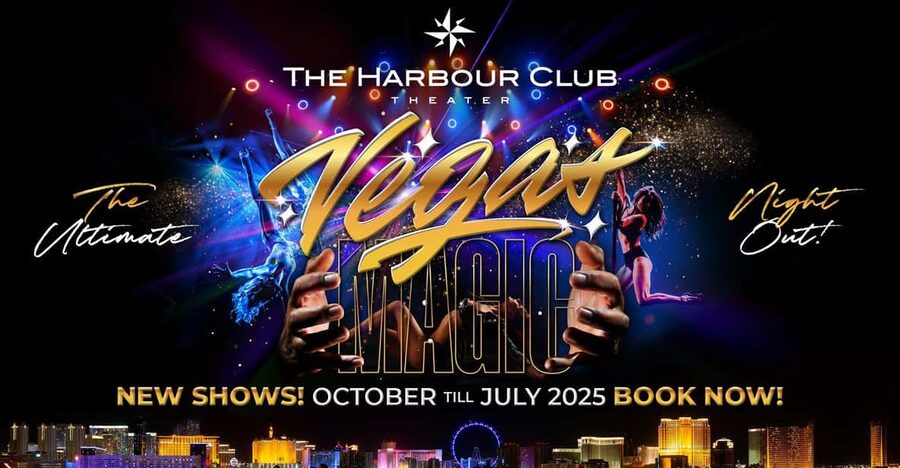 Amsterdam: VEGAS Dinner Show with 3-Course Sharing Menu - Arriving at The Harbour Club Theater