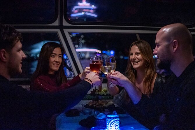 Amsterdam Wine and Cheese Guided Evening Cruise - The cheese and wine setup