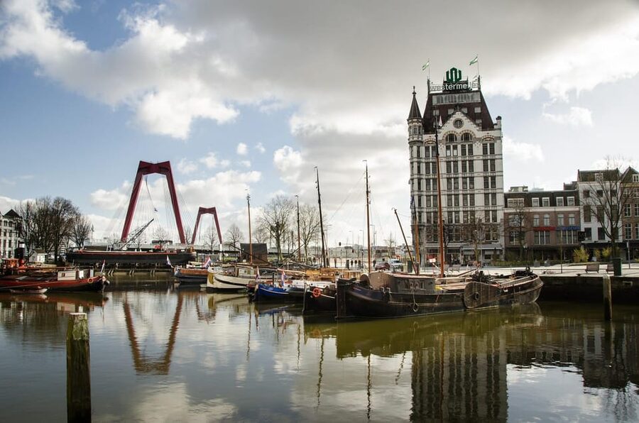 Amsterdam: Zaanse Schans, The Hague & Rotterdam Tour - Rotterdam: bridges, cubes, and a food hall