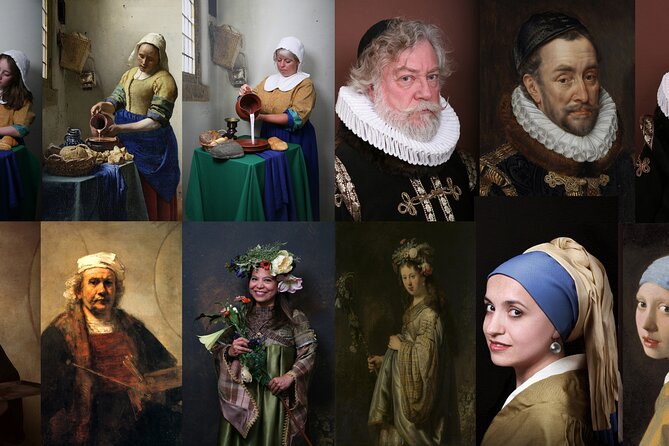 Become a Dutch Art Piece Photo Shoot in Amsterdam - Single Portrait - Best fit for couples, families, and art fans