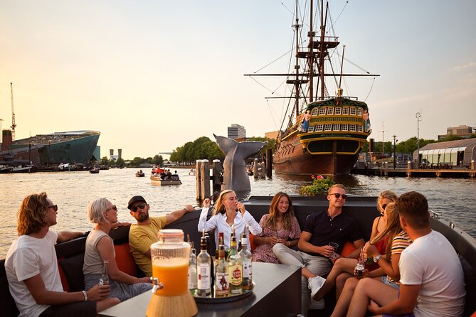 Classic Salonboat Tour in Amsterdam Including Cheese and Wine - Neighborhood glimpses and grand addresses