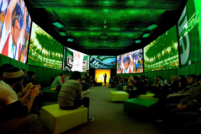 Combo Ticket: Heineken Experience Amsterdam and 1h Canal Cruise - Two drinks, interactive displays, and a polished finish