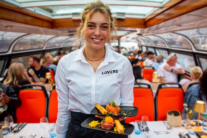 Dinner Canal Cruise Amsterdam: 4-Courses Including Drinks - Central Station, NEMO, and the open waterfront