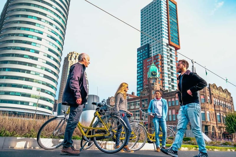 Discover Rotterdam: Classic Highlights Bike Tour by a Local - The Cube Houses and Market Hall