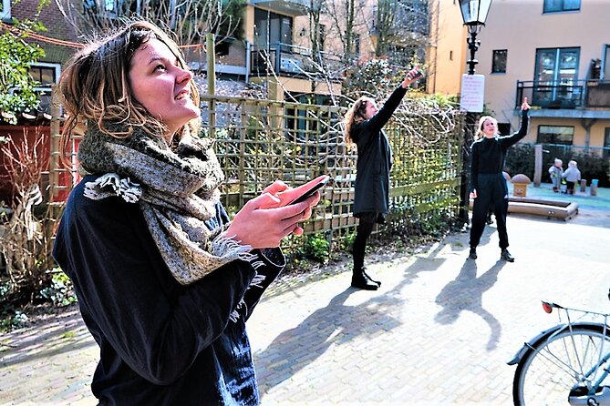 Discover The Hague with a self-guided Outside Escape city tour - Kazernestraat points toward the Dutch Senate