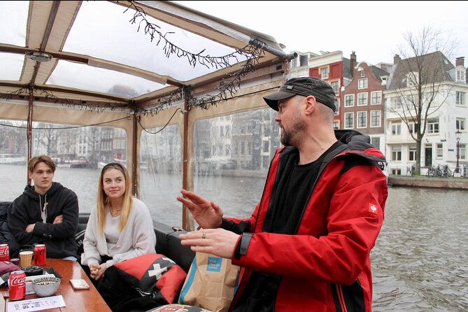 Dutch Cheese & Drinks Guided Amsterdam Boat Tour, All Inclusive - The Oude Kerk and Amsterdam’s unusual contrasts