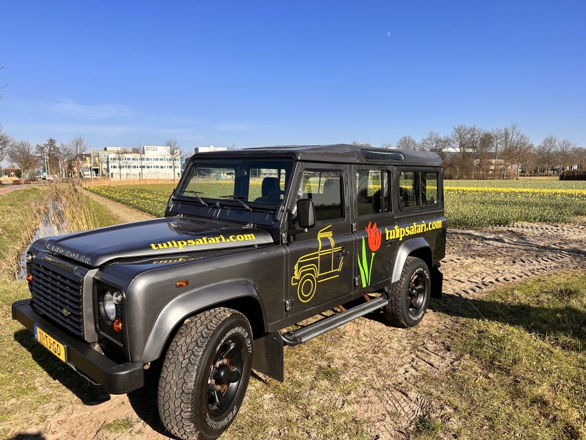 Enjoy the tulip fields in a Landrover with a local guide! - Starting in Lisse at Restaurant Hanami