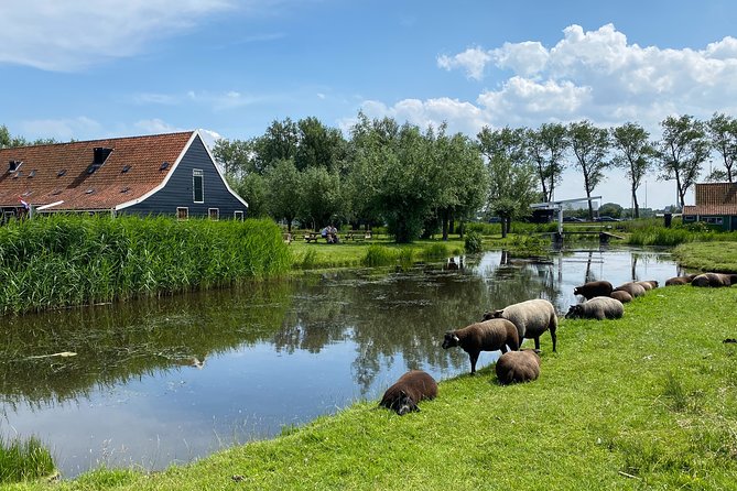 Escape Amsterdam: E-Bike to Zaanse Schans Windmills & Zaandam - Starting at Oosterdokskade and crossing the IJ