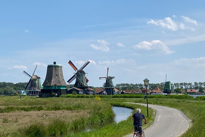 Escape Amsterdam: E-Bike to Zaanse Schans Windmills & Zaandam - Landsmeer and the narrow country paths