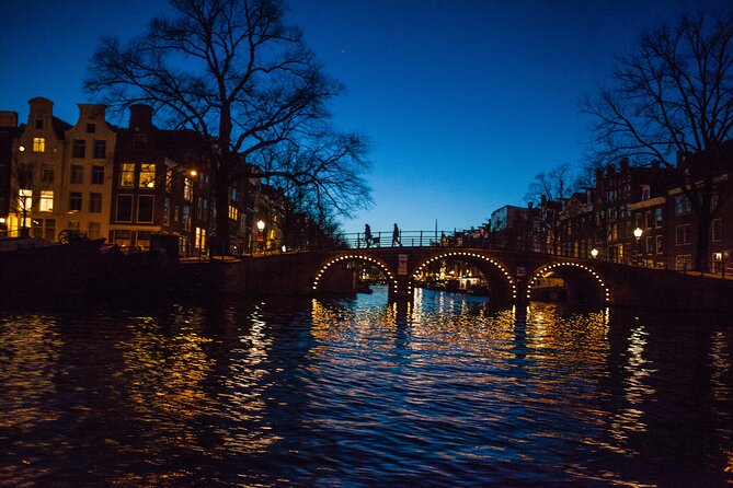 Evening Canal Cruise in Amsterdam with Wine & Cheese Option - Centraal Station, the IJ, and A’DAM Tower