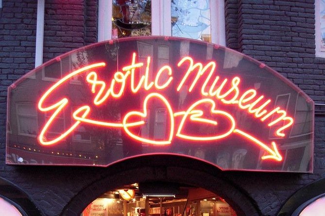 Exclusive small-group Amsterdam Red Light District tour - A condom shop with a very Amsterdam point of view
