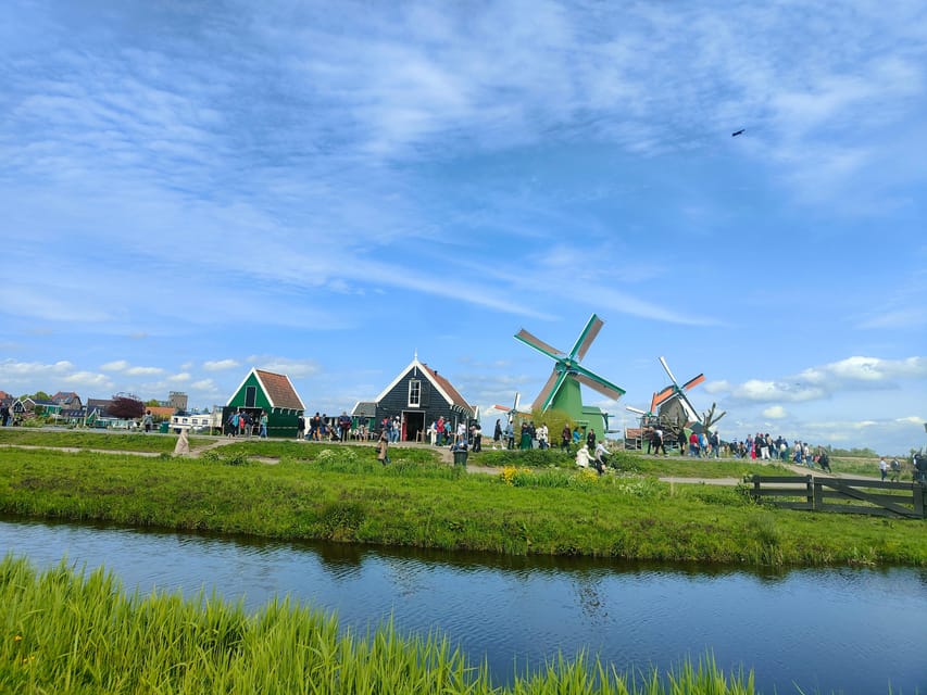 Excursion from Amsterdam to the windmills of Zaanse Schans - Watching wooden clogs take shape