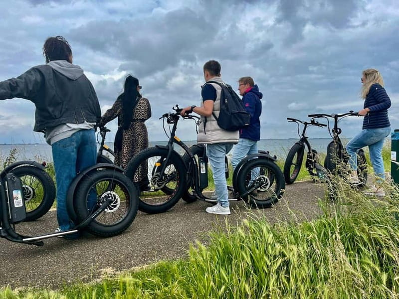 Goes: Explore Zeeland on our Electric Steps with GPS route - Following the GPS route without a guide