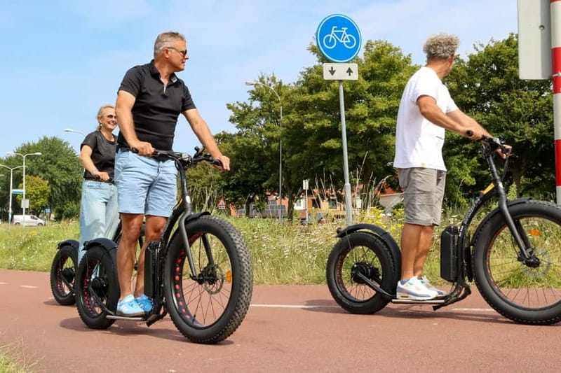 Goes: Explore Zeeland on our Electric Steps with GPS route - What the electric step ride feels like