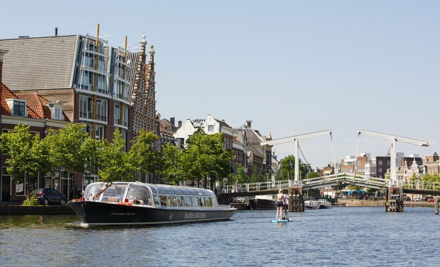 Haarlem: Dutch Windmill & Spaarne River Sightseeing Cruise - Amsterdamse Poort and the edge of old Haarlem