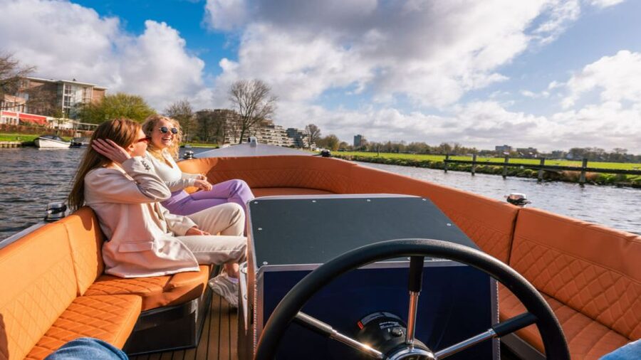 Haarlem: Self-Drive Private Electric Boat Rental - Why Haarlem works so well from a small boat