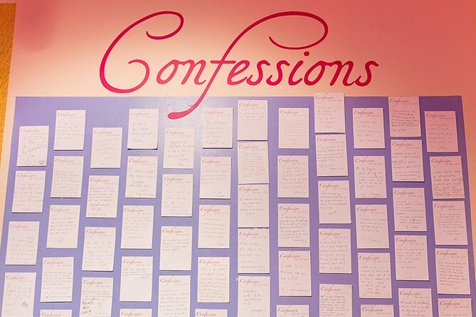 Red Light Secrets: Museum of Prostitution Amsterdam - The confessions wall is not light entertainment