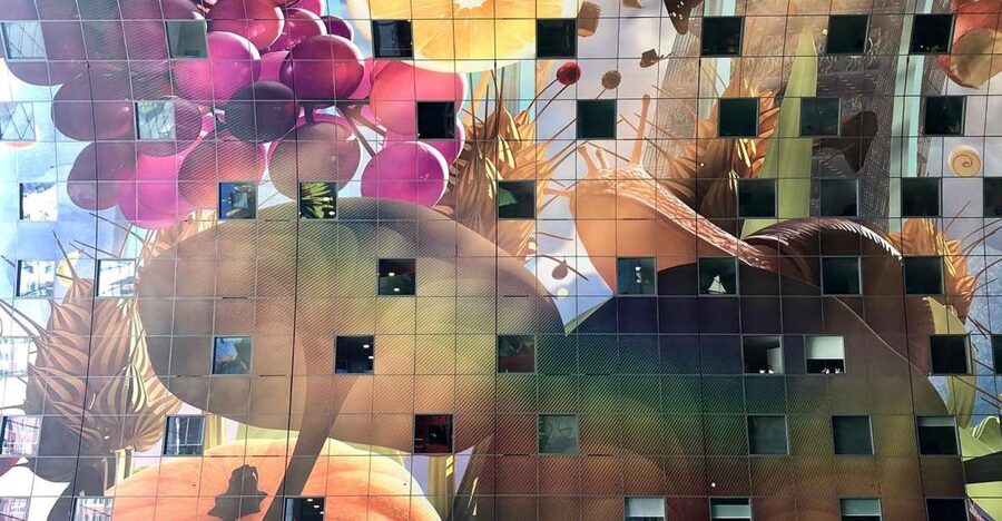 Rotterdam Architecture: Centre and South Bank with watertaxi - Markthal and the Cube Houses, Rotterdam’s most playful side