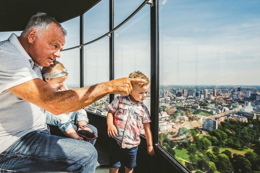 Rotterdam: Euromast Lookout Tower Ticket - Coffee, lunch, and dinner at 100 meters