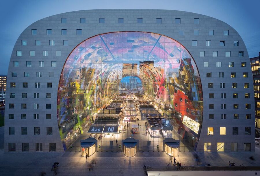 Rotterdam: Markthal Tour, Meet & Taste, and Het Witte Huis - Passing the Cube Houses