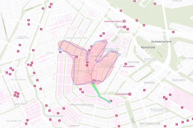 Self Guided City Tour in Amsterdam - Amsterdam Tulip - Nieuwe Kerk, De Beurspassage, and Dam Square