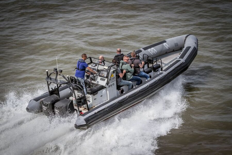 The Hague: Scheveningen Beach RIB Speedboat Tour - The harbor, ships, and open water