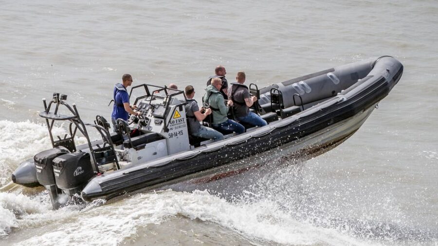 The Hague: Scheveningen Beach RIB Speedboat Tour - What a 9-meter RIB feels like at speed