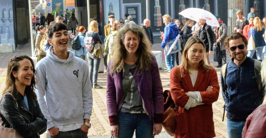 Utrecht Walking Tour with a local comedian as guide - Rachel, Jelle, and the guide’s role