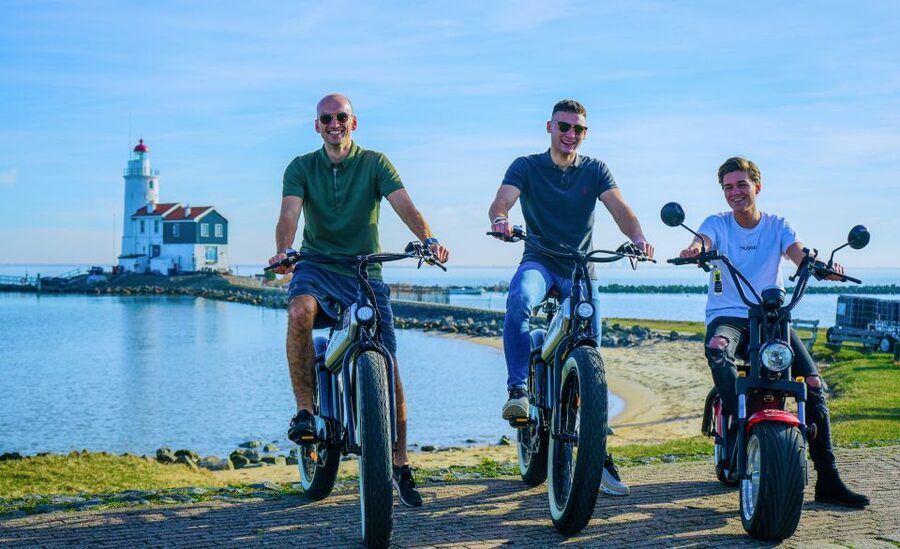 Volendam: E-Fatbike Rental - Choosing three hours or a full day